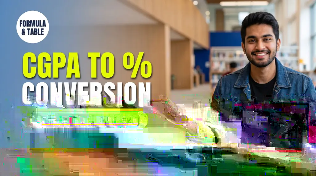 CGPA to percentage conversion guide with formula and table 2026