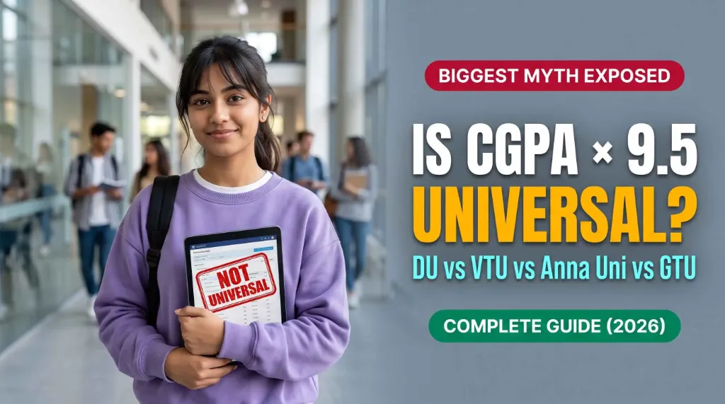 Is CGPA × 9.5 Universal? Where the Formula Comes From & What Universities Actually Use
